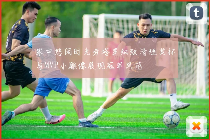 家中悠闲时光劳塔罗细致清理奖杯与MVP小雕像展现冠军风范